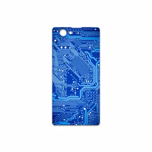 MAHOOT Blue Printed Circuit Board Cover Sticker for Sony Xperia Z1 Compact