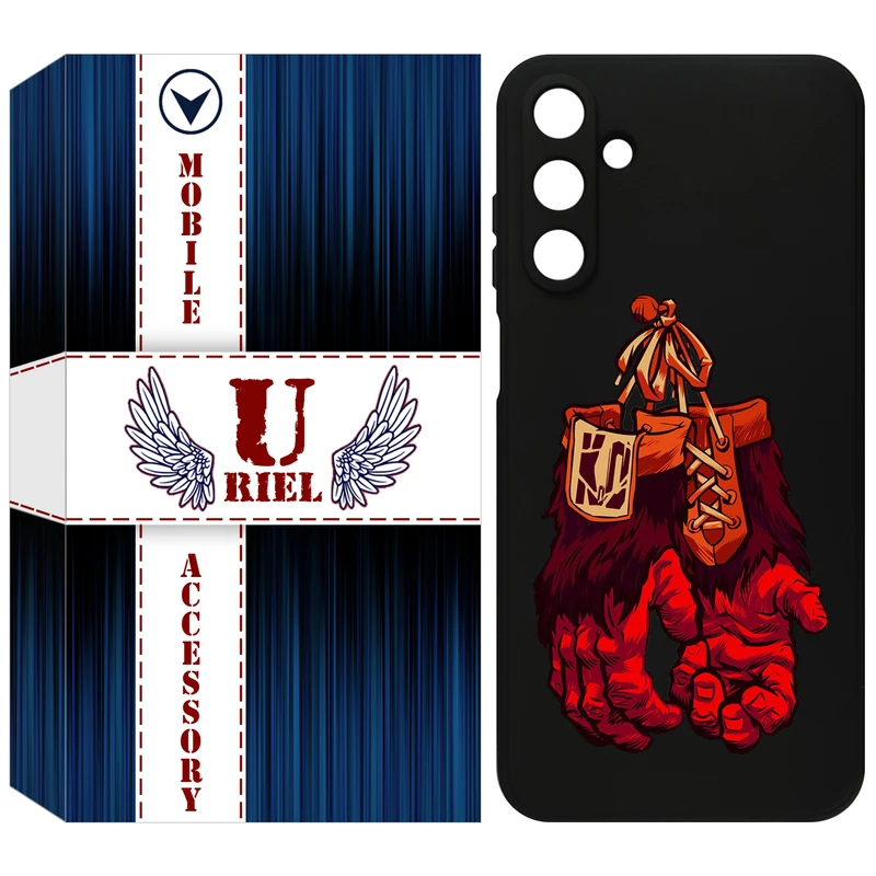 کاور یوریل مدل KSH کد 77 طرح دستکش مناسب برای گوشی موبایل سامسونگ Galaxy A25