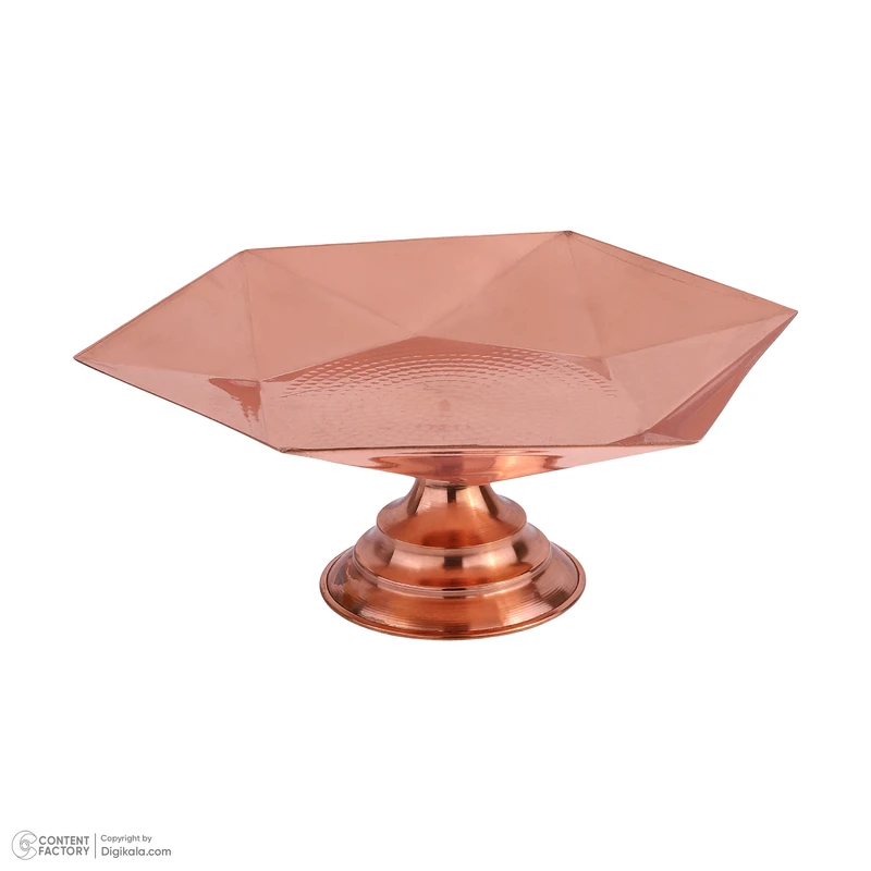 عکس شماره 2 : شیرینی خوری مسی مس زنجان مدل m002