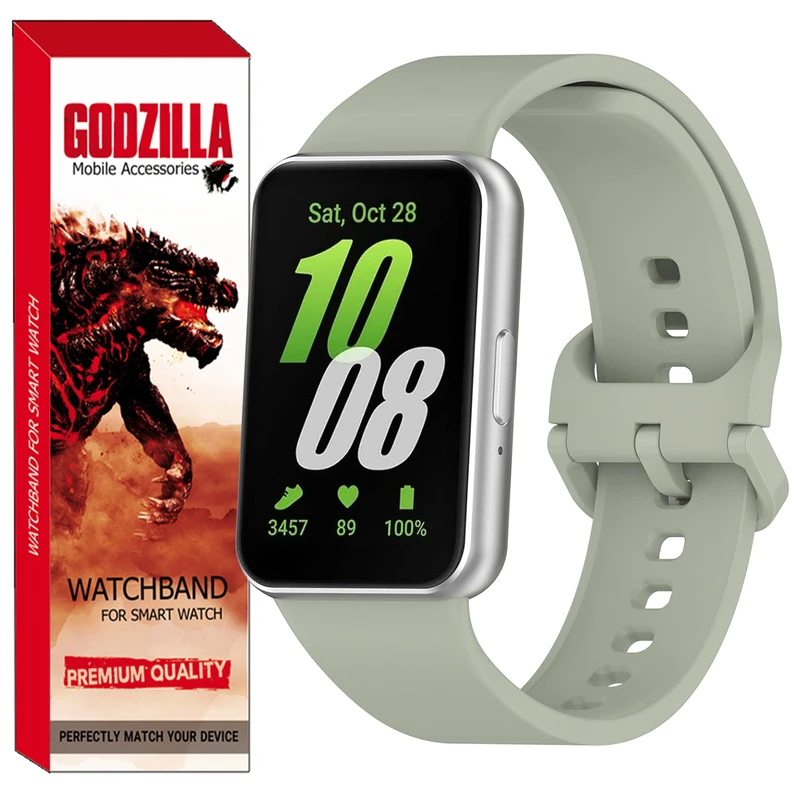 بند گودزیلا مدل SILICONE مناسب برای ساعت هوشمند سامسونگ Galaxy Fit 3