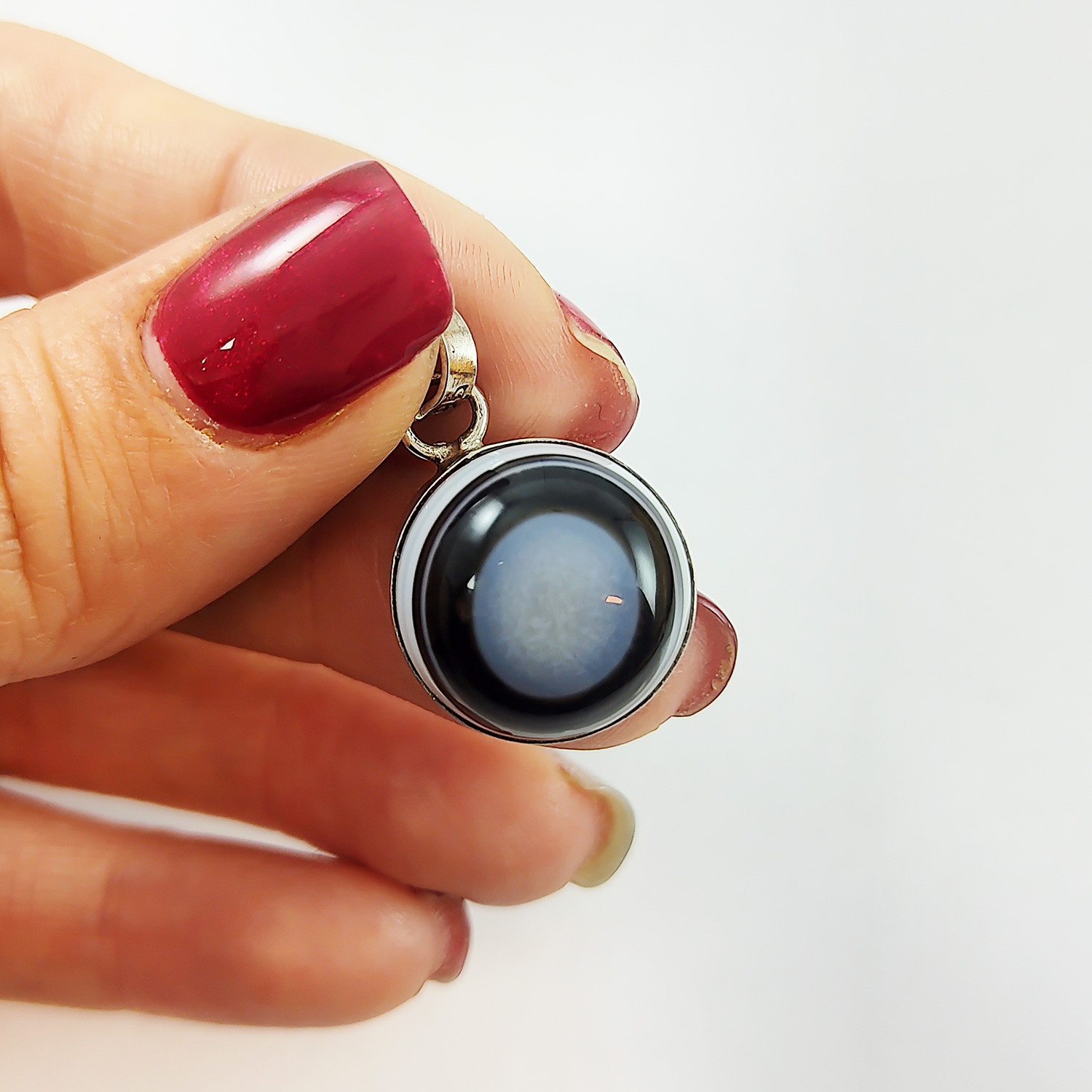 آویز گردنبند نقره مدل باباغوری کد NG2691 آویز گردنبند نقره مدل باباغوری کد NG2691