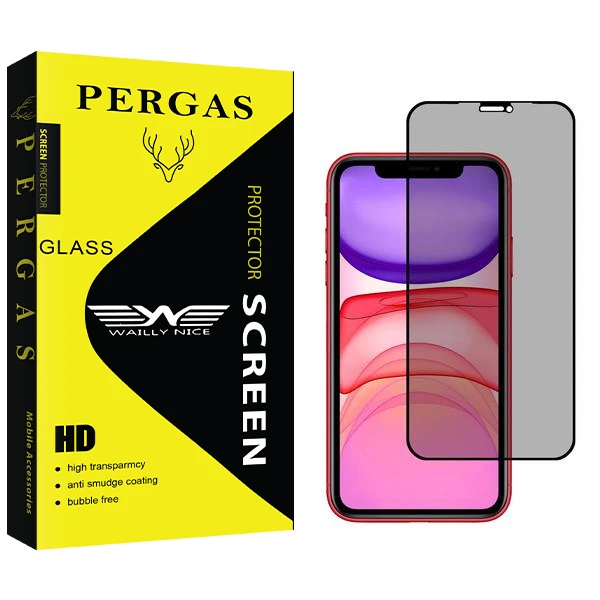 محافظ صفحه نمایش حریم شخصی وایلی نایس مدل Pergas مناسب برای گوشی موبایل اپل iPhone 11 Pro Max