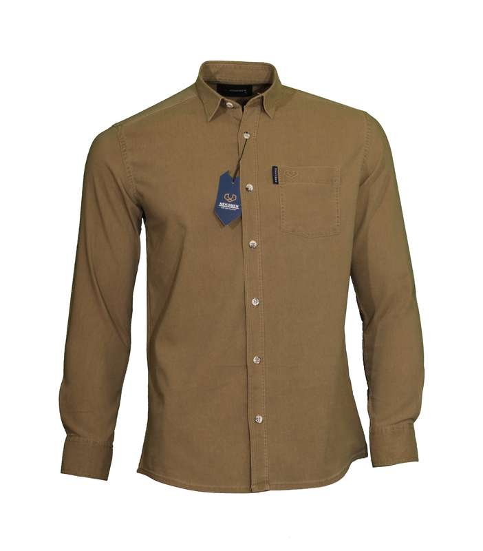 پیراهن آستین بلند مردانه نکومن مدل جین آریا کد 2cl866C47