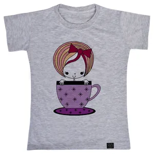 تی شرت آستین کوتاه دخترانه 27 مدل دخترک کد T83