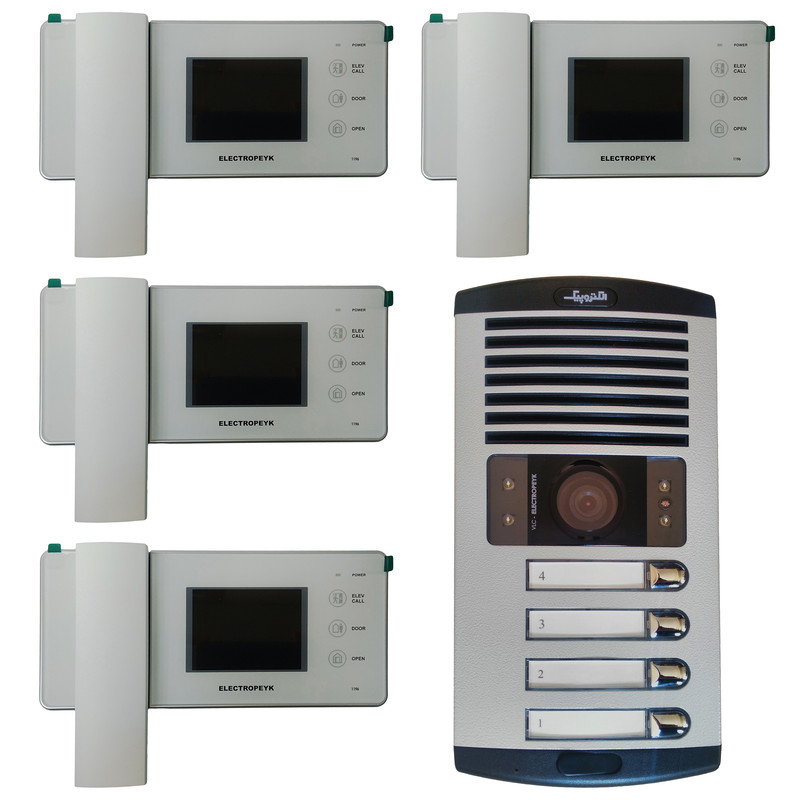 دربازکن تصویری الکتروپیک مدل 1196 کد 1094 مجموعه 5 عددی