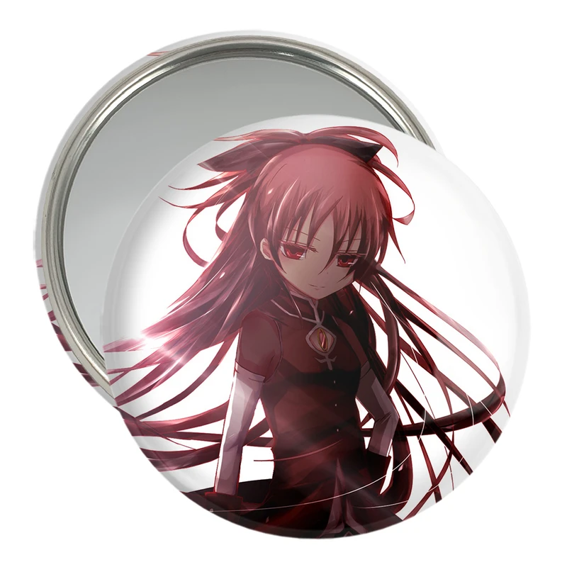 آینه جیبی خندالو مدل همورا اکامی انیمه مادوکا مجیکا Madoka Magica  کد 18418