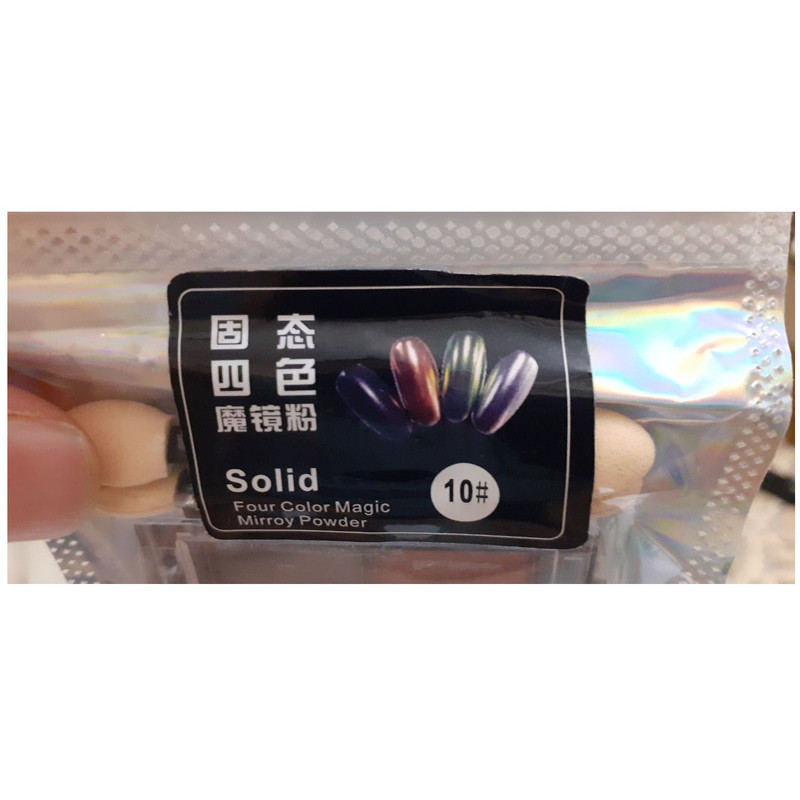 پودر کروم ناخن سالید مدل 10