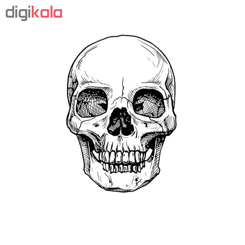استیکر تزئینی موبایل طرح اسکلت کد 362