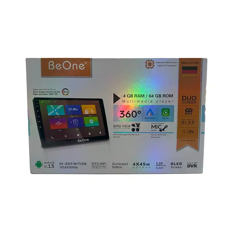 مانیتور خودرو بی وان مدل TBSF-212 PRO