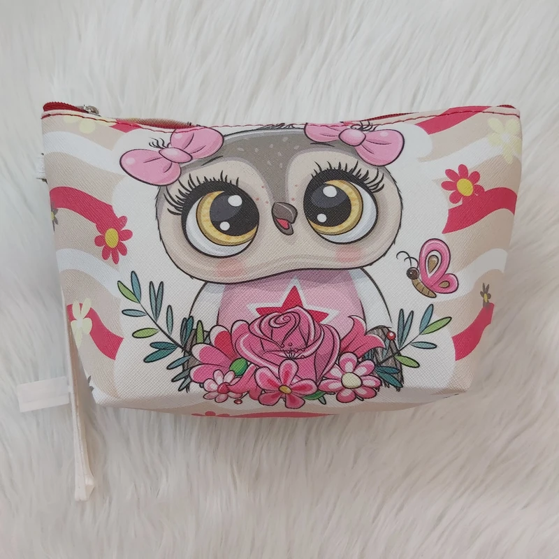 کیف لوازم آرایش زنانه طرح جغد کد 113