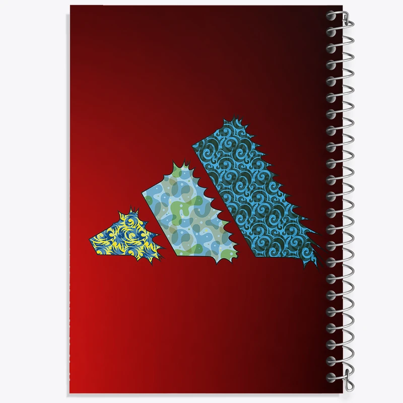 دفتر شطرنجی 50 برگ خندالو مدل آدیداس (Adidas) کد 36962