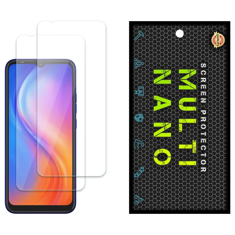 محافظ صفحه نمایش مولتی نانو مدل X-S2N مناسب برای گوشی موبایل تکنو Spark 6 Go بسته دو عددی