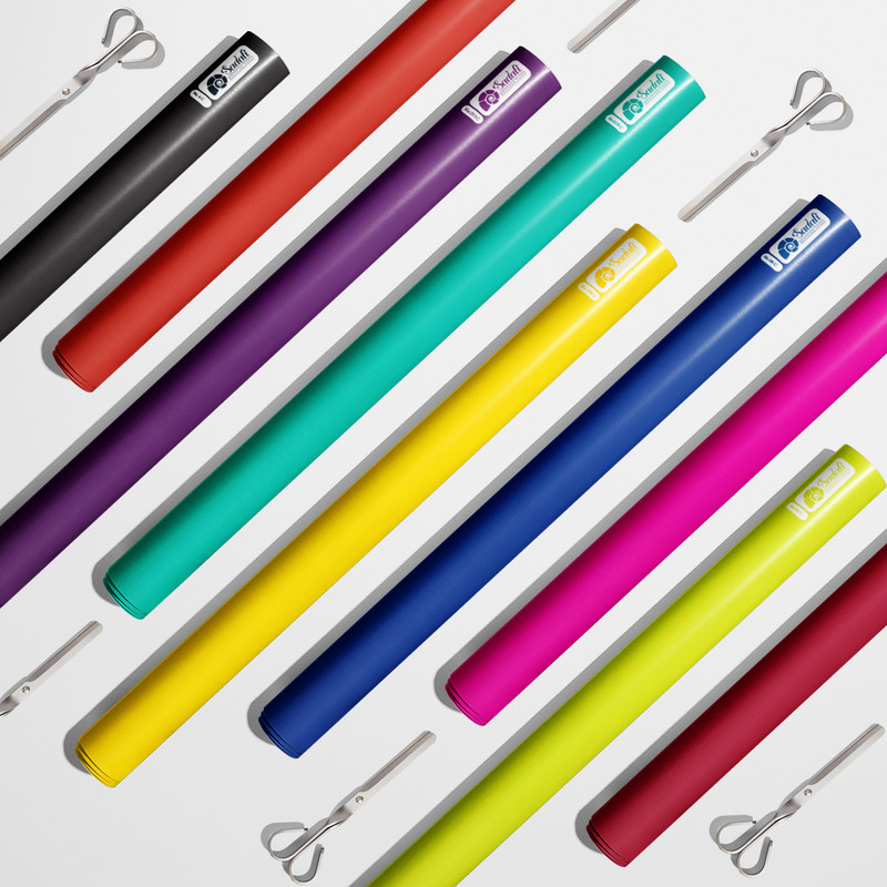 کاغذ کادو مدل صدفی طرح رنگی بسته 10 عددی