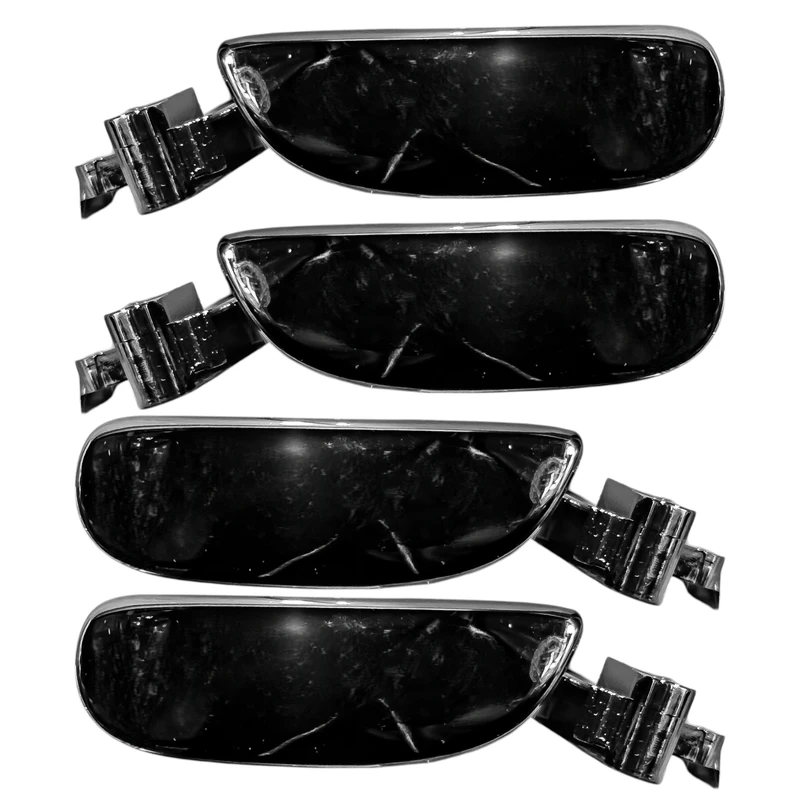 مغزی دستگیره در خودرو کیان پارس مدل Chrome مناسب برای پژو 206 بسته 4 عددی