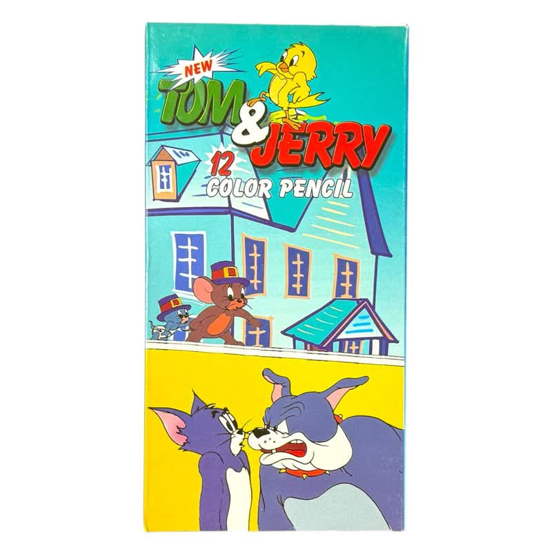 مداد رنگی 12 رنگ تام و جری کد 1200