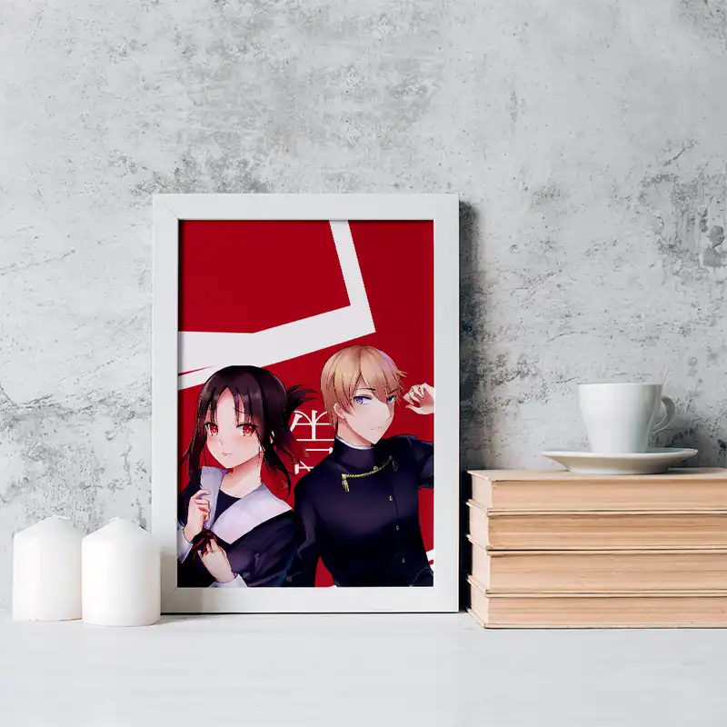 تابلو خندالو مدل میوکی و کاگویا انیمه کاگویا ساما کد 15990