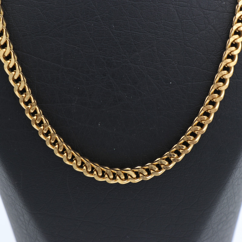 زنجیر مردانه مدل خوشه ای مربعی کد 21435