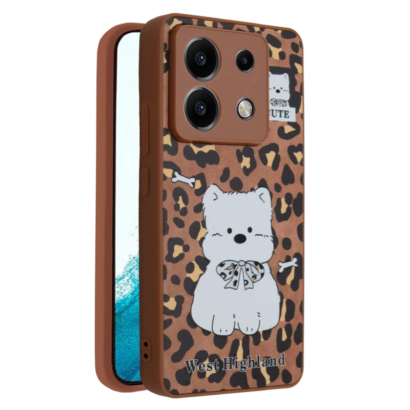 کاور مدل Westie Leopard مناسب برای گوشی موبایل شیائومی Poco M6 Pro 4G 