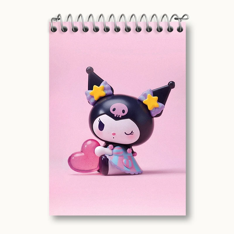 دفتر یادداشت 50 برگ خندالو طرح کرومی (Kuromi) کد N5011