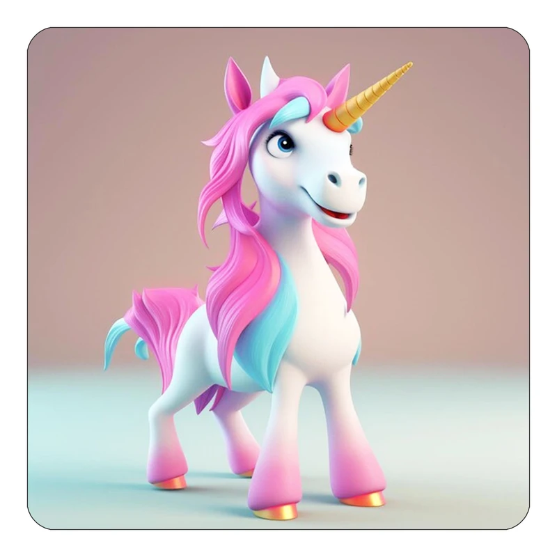 مگنت کاکتی طرح اسب تک شاخ و یونیکورن مدل mp29055