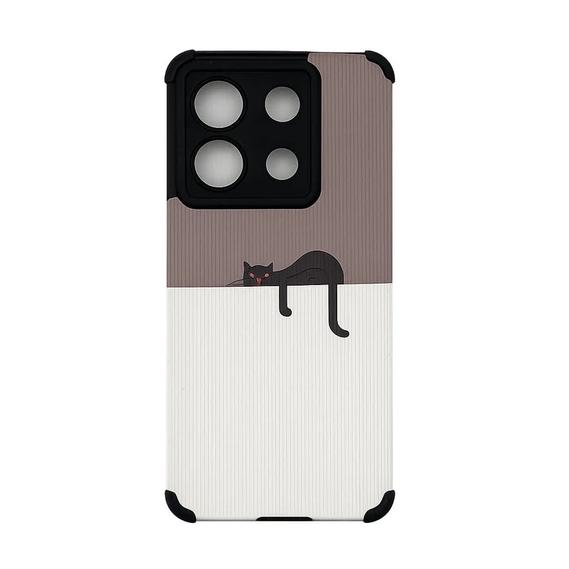 کاور مدل Cbrt-118 طرح گربه مناسب برای گوشی موبایل شیائومی Redmi Note 13 Pro 5G / Poco X6 5G