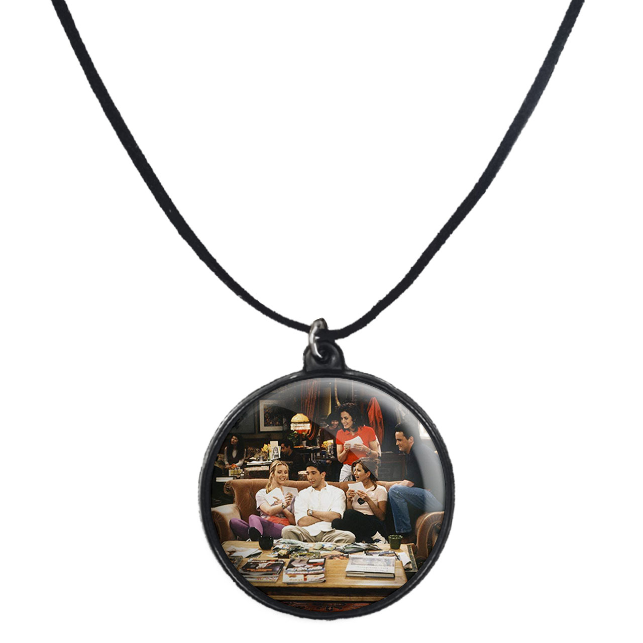 گردنبند پرمانه طرح فرندز کد pmb.18919 مدل دو طرفه