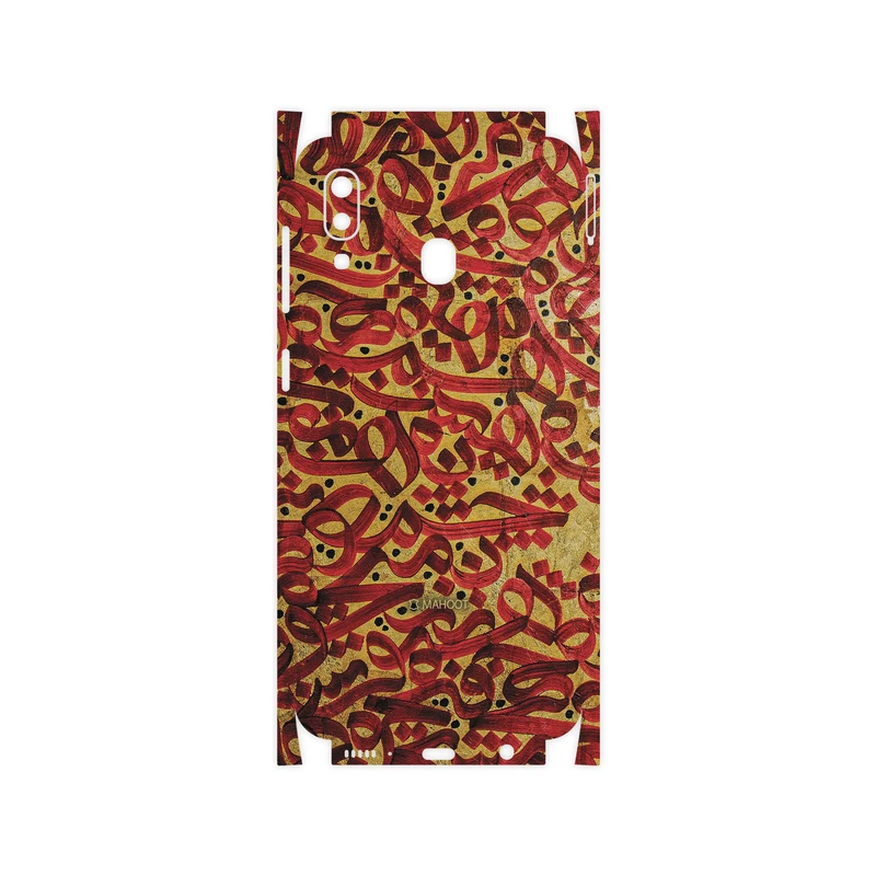 برچسب پوششی ماهوت مدل Nastaliq-6-FullSkin مناسب برای گوشی موبایل سامسونگ Galaxy A20s
