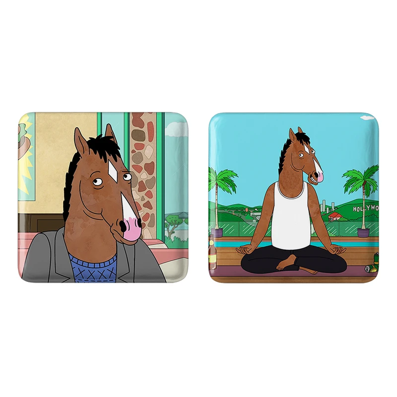 مگنت خندالو مدل Bojack Horseman کد 11401144 مجموعه 2 عددی