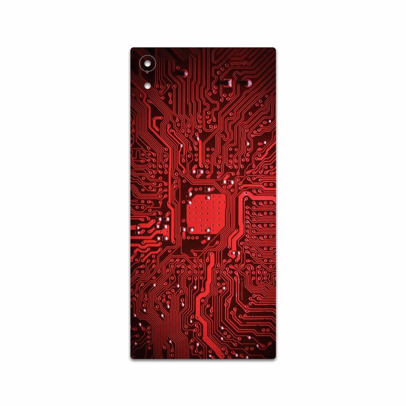 برچسب پوششی ماهوت مدل Red Printed Circuit Board مناسب برای گوشی موبایل سونی Xperia XA1 Ultra