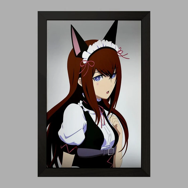 تابلو خندالو مدل کوریسو ماکیسه انیمه اشتاینز گیت  کد 17470