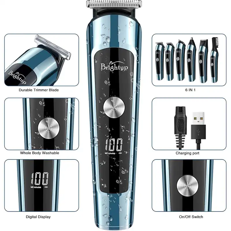 ماشین اصلاح موی سر و صورت برایتاپ مدل FK-8788T