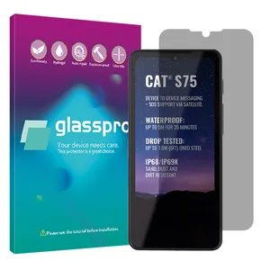 Glass Pro Resistant model privacy screen protector suitable for Cat S75 mobile phone