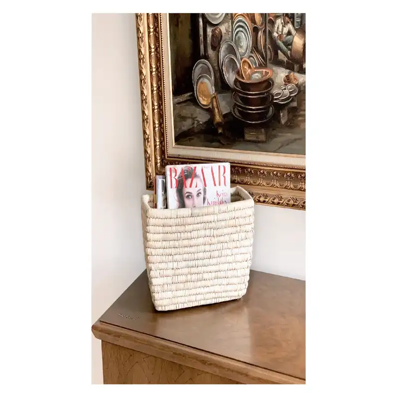 سبد حصیربافی مدل KAP کد 9190