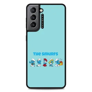 AKAM AMC-WSGS21-SMURFS-22 Cover For Samsung Galaxy S21