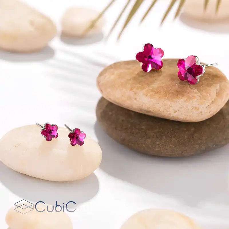 گوشواره زنانه کوبیک مدل QN-171283