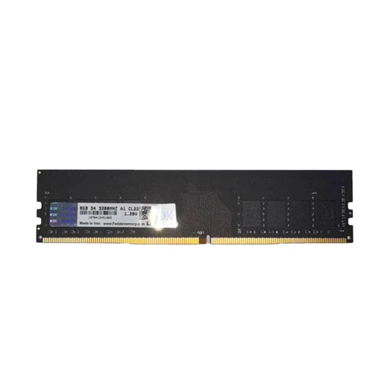 رم دسکتاپ DDR4 تک کاناله 3200 مگاهرتز CL22 فدک مدل A1 ظرفیت 8 گیگابایت