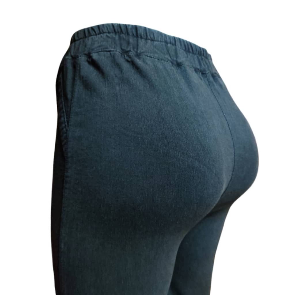 شلوار جین زنانه مدل نیم بگ نیل