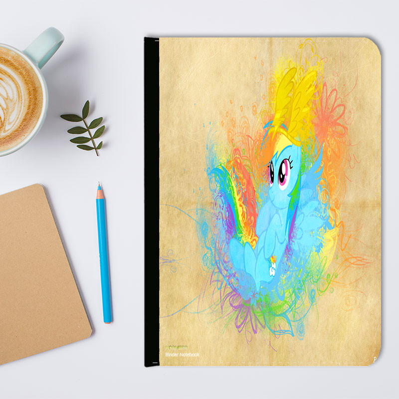 کلاسور هومرو مدل KL2189 طرح دخترونه فانتزی My Little Pony