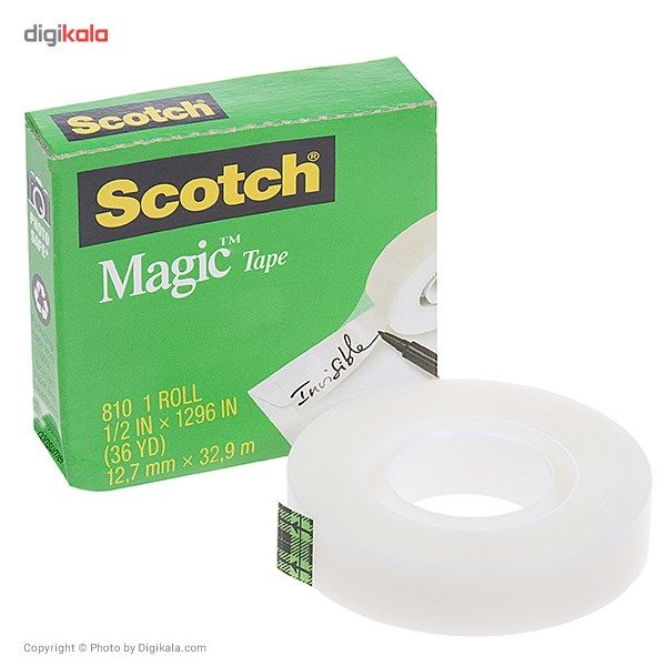 نوار چسب اسکاچ مدل Magic عرض 1.2 سانتی متر نوار چسب اسکاچ مدل Magic عرض 1.2 سانتی متر