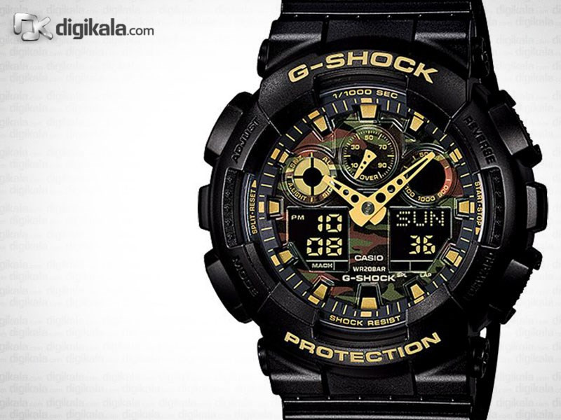 ساعت مچی مردانه کاسیو جی شاک GA-100CF-1A9DR ساعت مچی مردانه کاسیو جی شاک GA-100CF-1A9DR