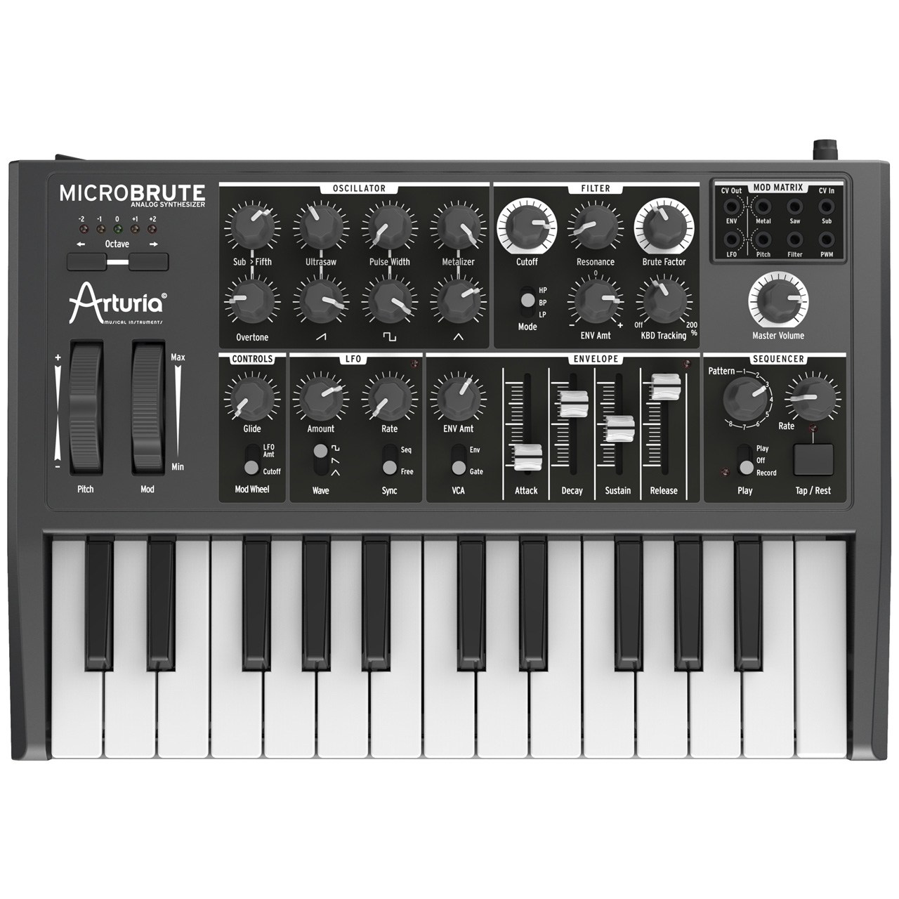 سینتی‌ سایزر آنالوگ آرتوریا مدل MicroBrute