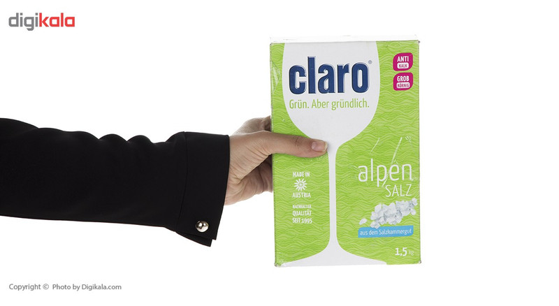 نمک ظرفشویی کلارو مدل Alpen Salz مفدار 1.5 کیلوگرم