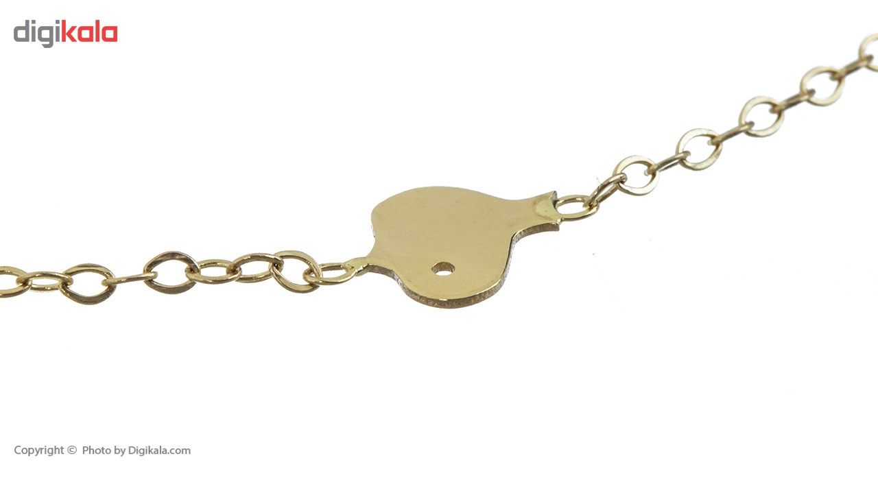 پابند طلا 18 عیار رزا مدل AK44 - - 3