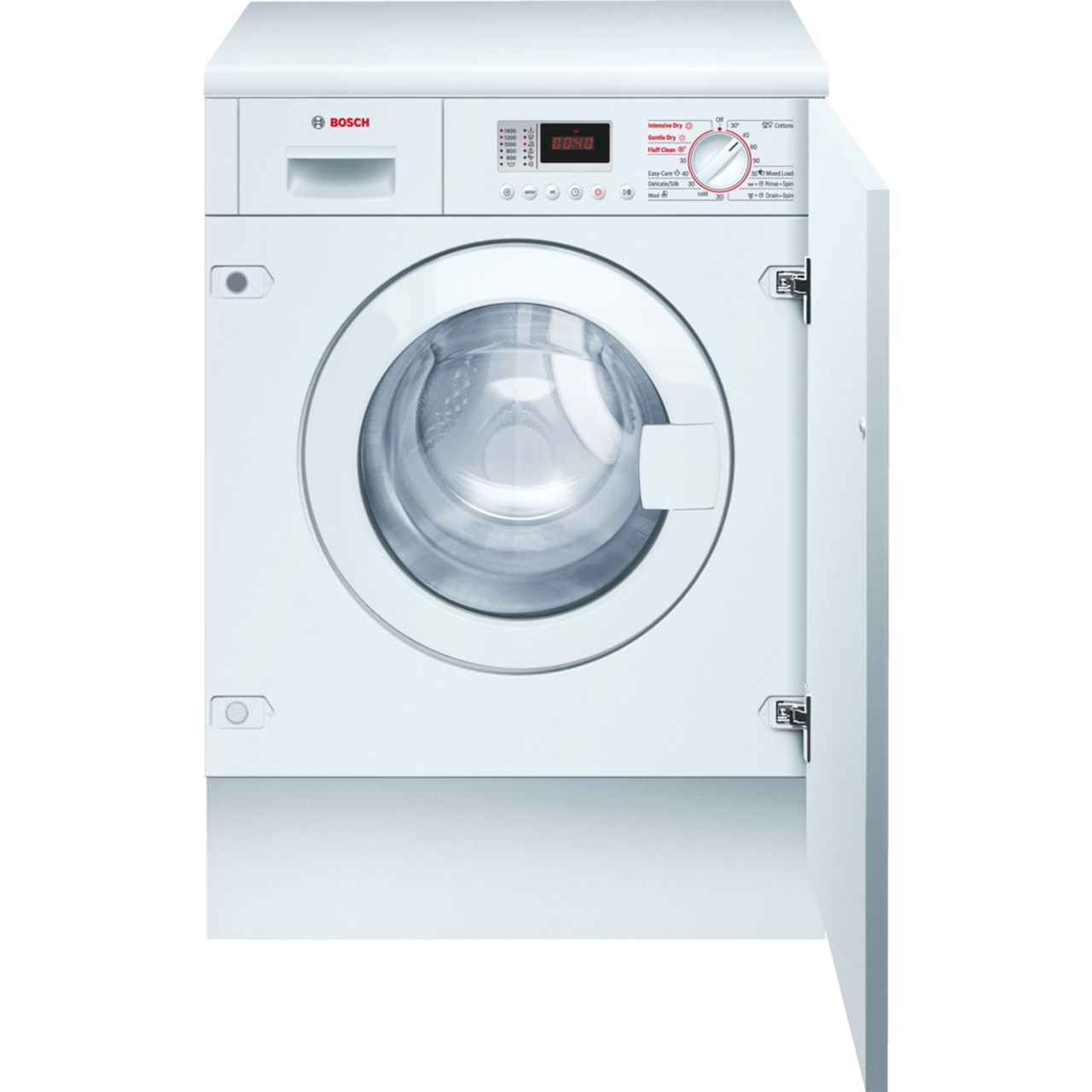 ماشین لباسشویی و خشک کن توکار بوش مدل WKD28350GB ظرفیت 6 کیلوگرم و 3 کیلوگرم خشک کن