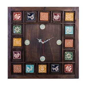 ساعت دیواری گالری اسعدی مدل خشتی کد66010