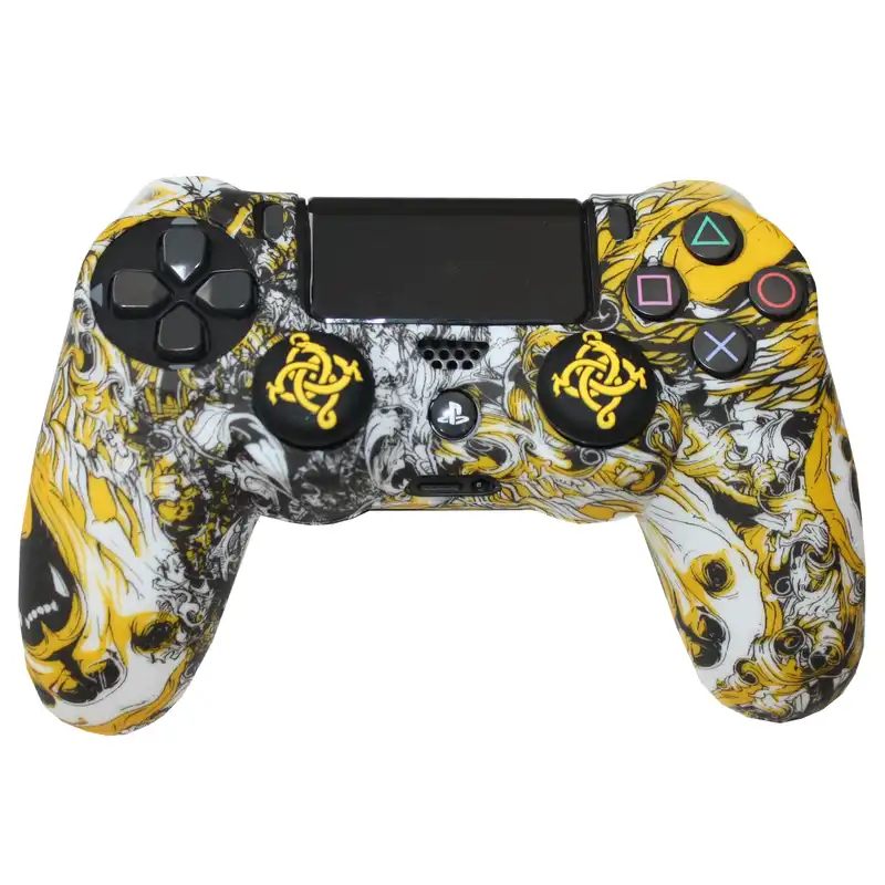 محافظ دسته پلی استیشن 4 مدل WILD DRAGON به همراه روکش آنالوگ