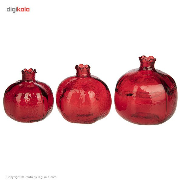 انار دکوری نار بیلو مدل Pomegranate بسته 3 عددی