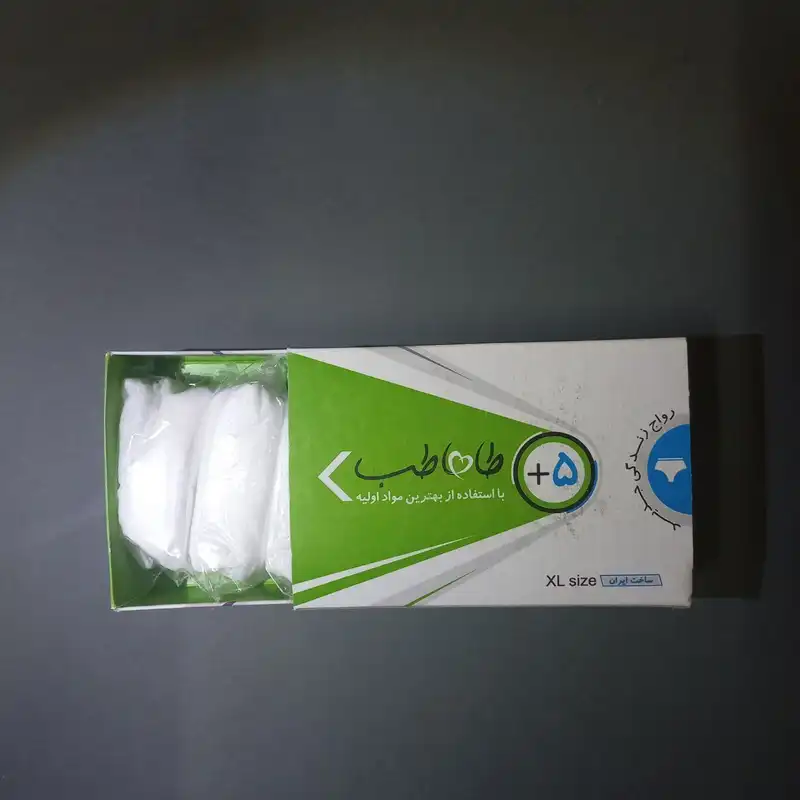 شورت زنانه یکبار مصرف طاها طب مدل 01 بسته 5 عددی