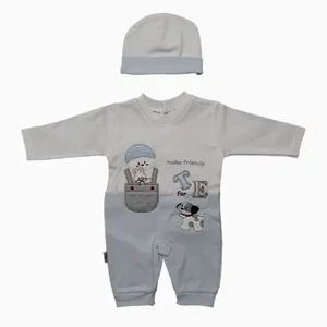 ست سرهمی و کلاه نوزادی مدل 006