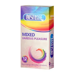 کاندوم بست لایف مدل Mix بسته 12 عددی